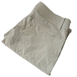 Eddie Bauer Travex Women’s 10 Beige Lightweight Outdoor Hiking Roll Snap Pants‎